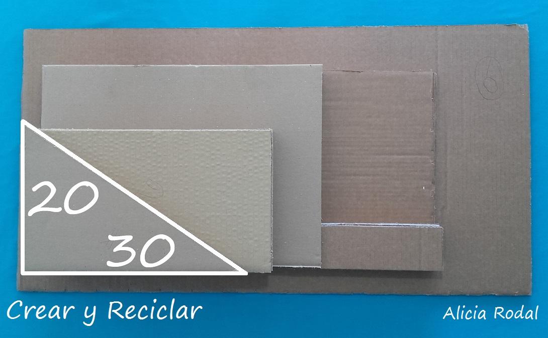 Centro comercial para muñecas DIY con reciclaje