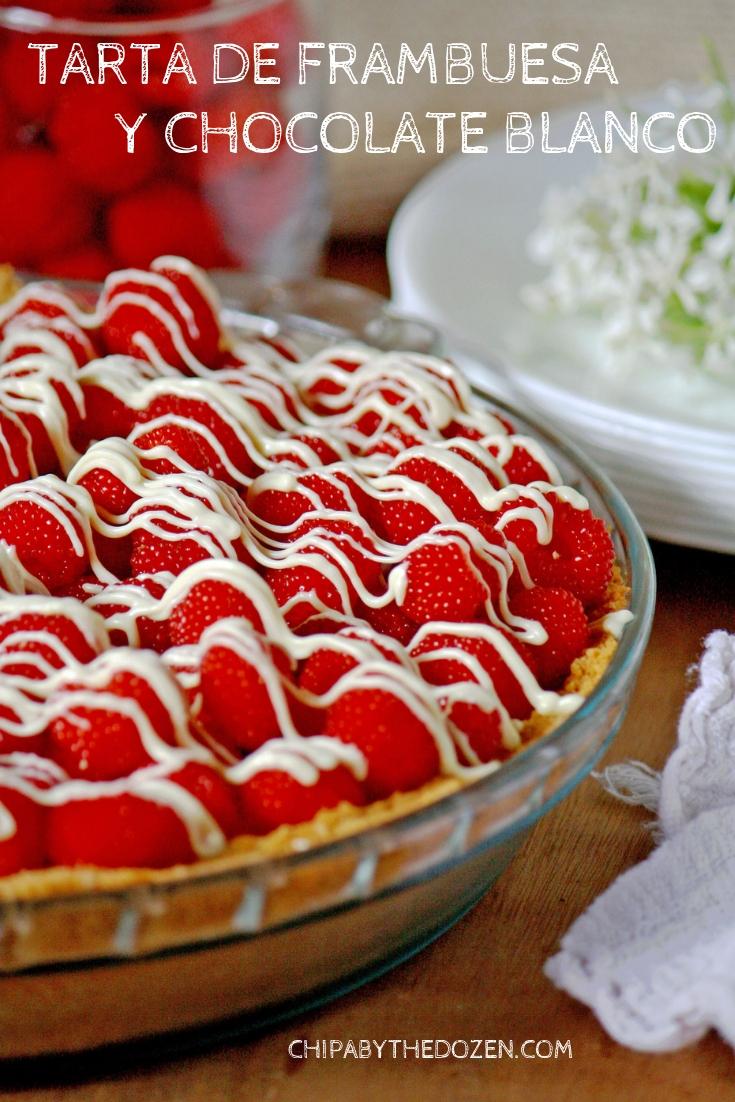 Tarta de Frambuesa y Chocolate Blanco