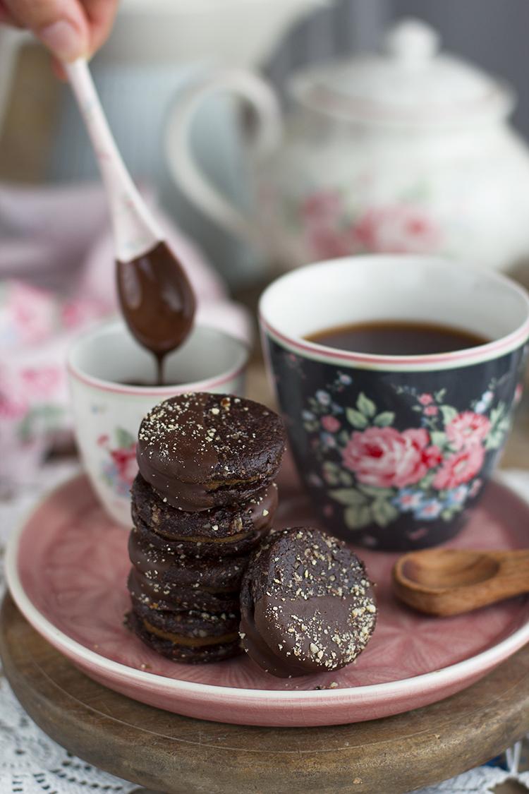 Galletas rellenas de boniato receta fácil y healthy saludable