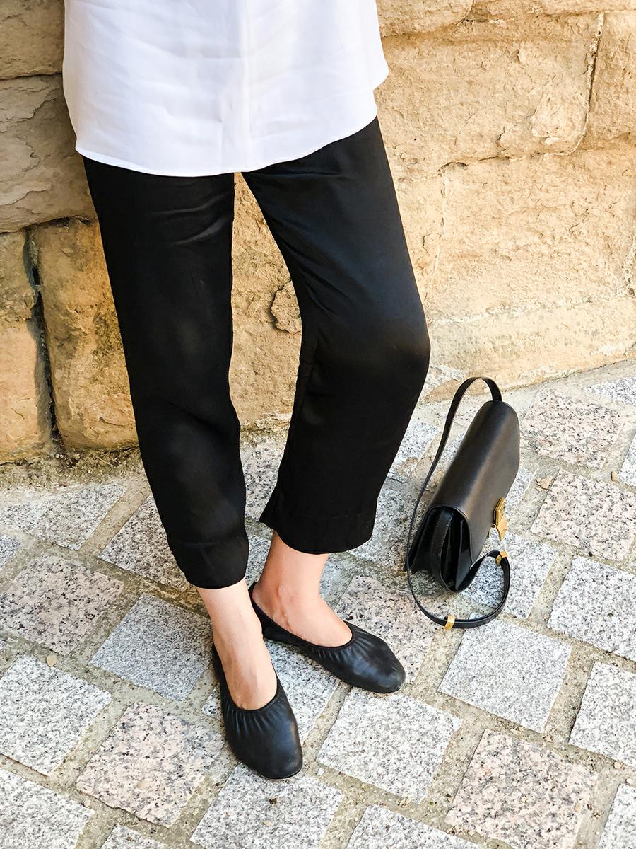 Trini | Stella McCartney top Reformation pants