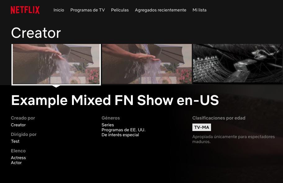 videos extraños en Netflix