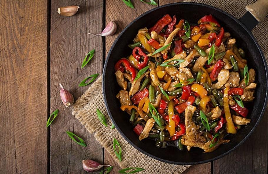 salteado de verduras