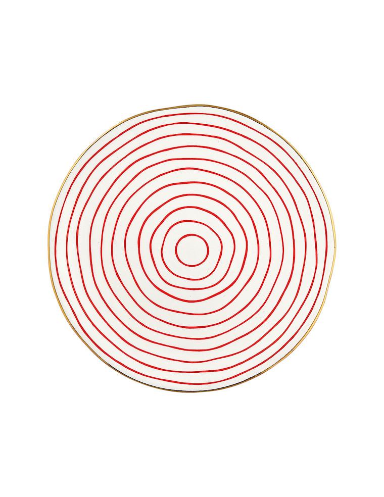 PLATO DE CERÁMICA DE 26 CM SALLY RED GREEN GATE