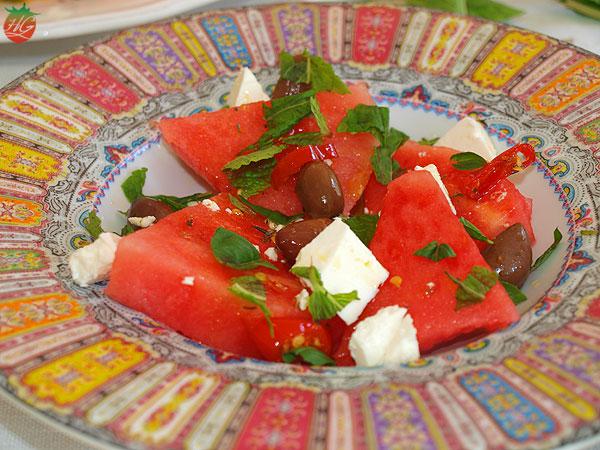 Ensalada de sandía y queso feta Receta HortoGourmet