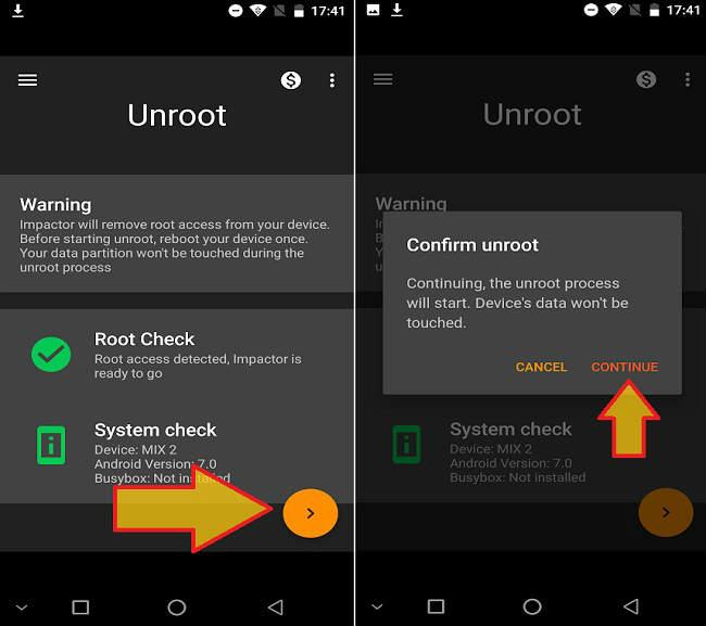 como quitar root de un móvil o celular Android tableta o TV Box con esta app de unroot universal