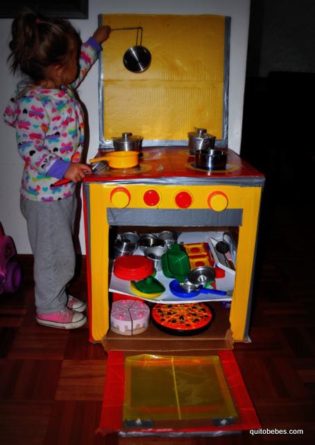 cocina de carton