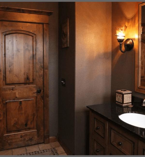 puertas-de-interior-de-madera-oscura