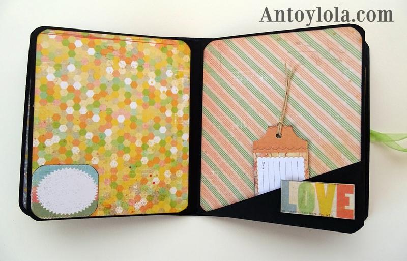 Mini album scrap happy