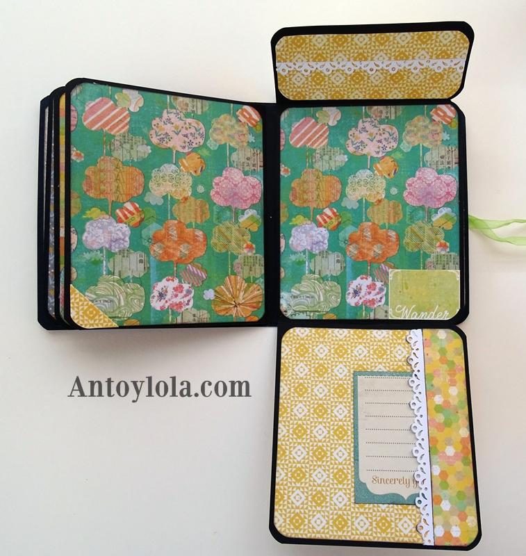 Mini album scrap happy