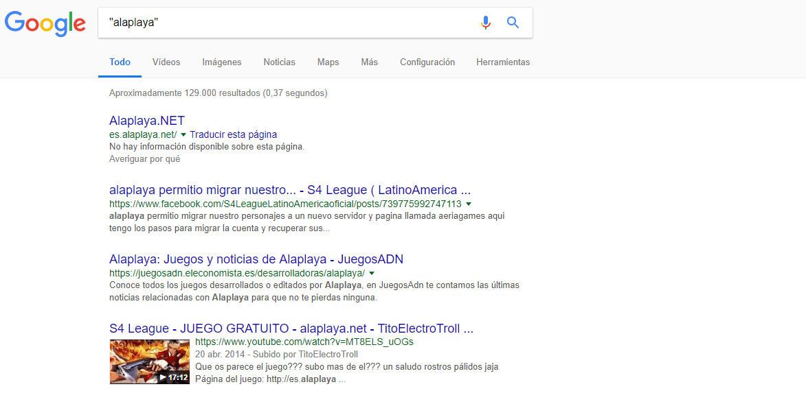 busquedas especificas