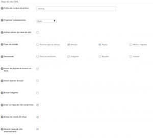 mapa de sitio xml