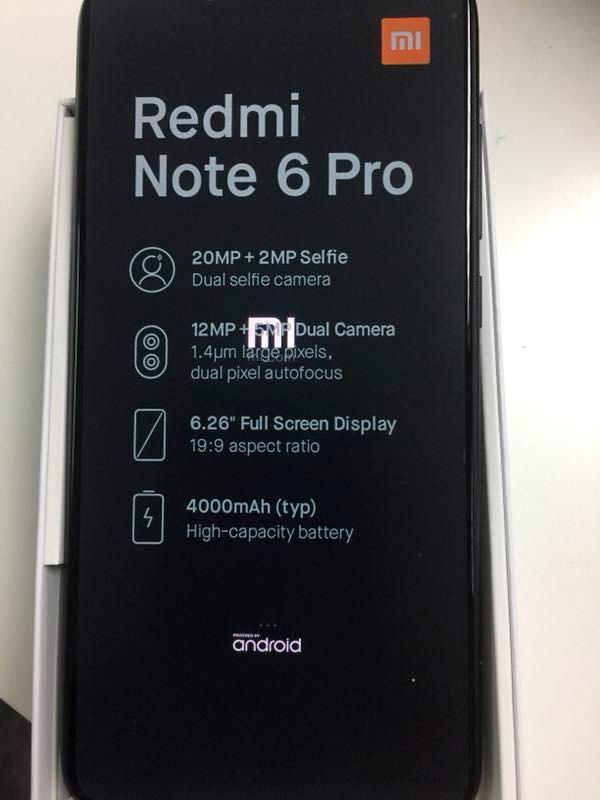 caja-Xiaomi-Redmi-Note-6-Pro-filtracion