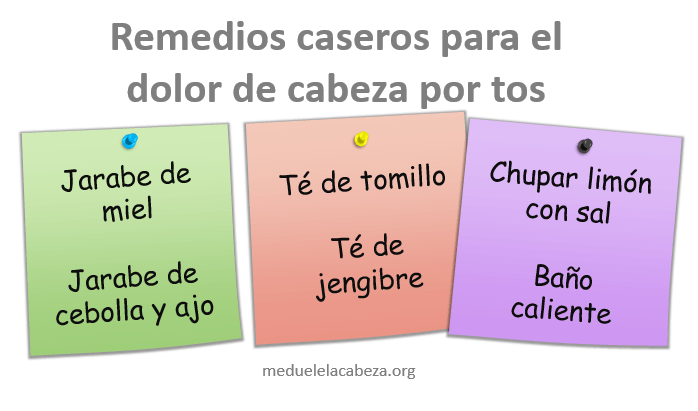 remedios caseros para el dolor de cabeza por tos