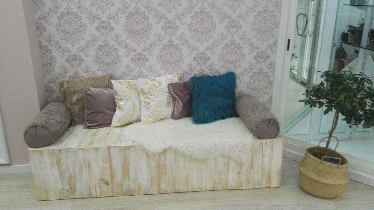 muebles de palet para peluquería