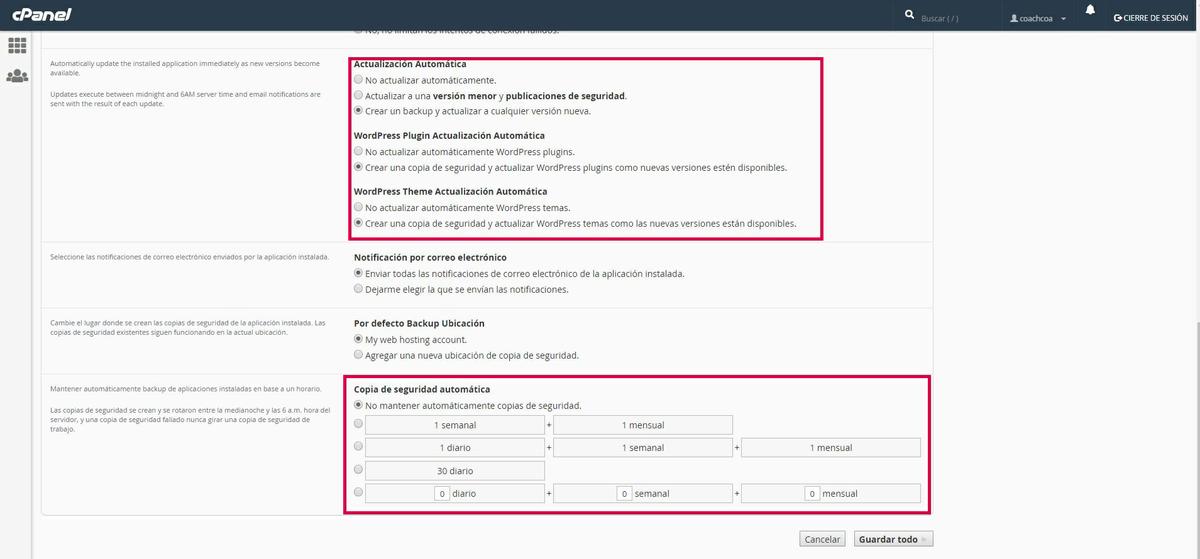 mantenimiento y optimización de wordpress