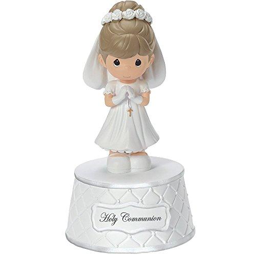 Precious Moments, Holy Communion Music Box, Plays: The Lords Prayer, Resin, For Girl, 153502