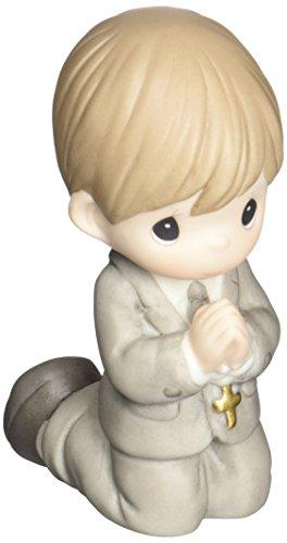 Precious Moments, Remembrance Of My First Holy Communion, Boy, Bisque Porcelain Figurine, 133025