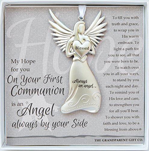The Grandparent Gift Co. Boxed Angel with Sentiment: First Communion Gift