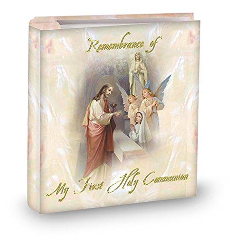 My First Holy Communion Girls Pearlized 4x6 Photo Album, Holds 50 Photos