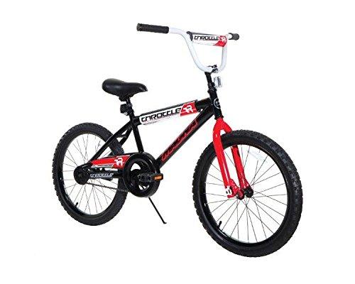 Dynacraft Magna Throttle Boys BMX Street/Dirt Bike 20", Black/Red/White