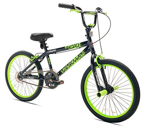 Razor High Roller BMX/Freestyle Bike, 20-Inch, Black/Green
