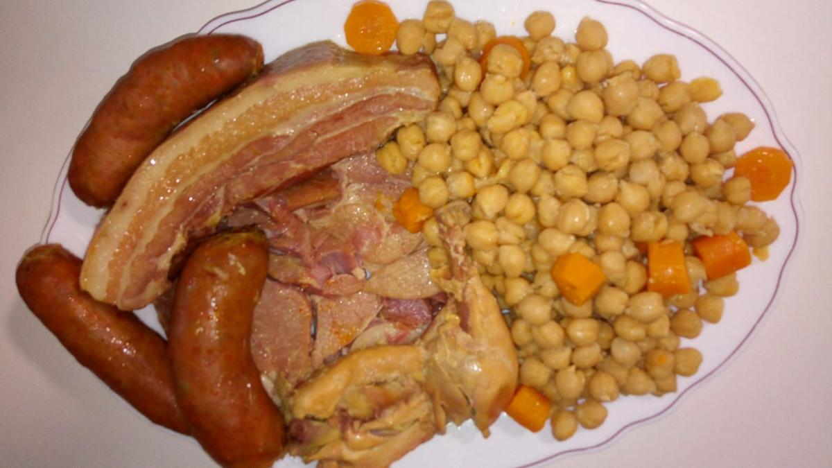 Cocido garbanzos Crock Pot