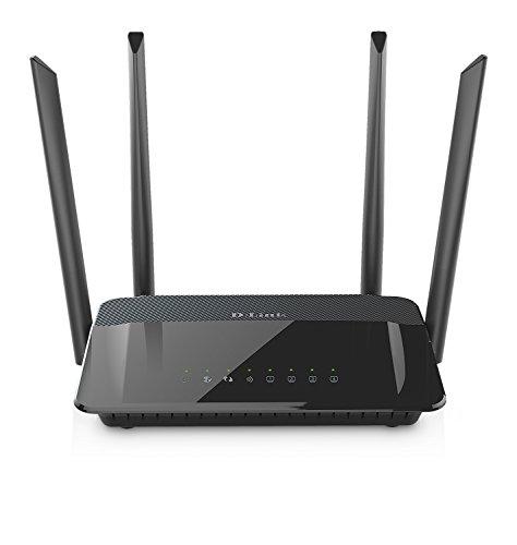 D-Link DIR-842 - Router WiFi AC 1200 Mbps (802.11ac, 4 Puertos Gigabit Ethernet RJ-45 10/100/1000 Mbps, 1 Puerto WAN Gigabit,...