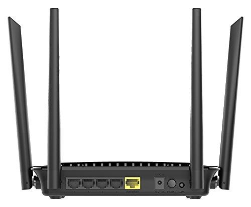 D-Link DIR-842 - Router WiFi AC 1200 Mbps (802.11ac, 4 Puertos Gigabit Ethernet RJ-45 10/100/1000 Mbps, 1 Puerto WAN Gigabit,...