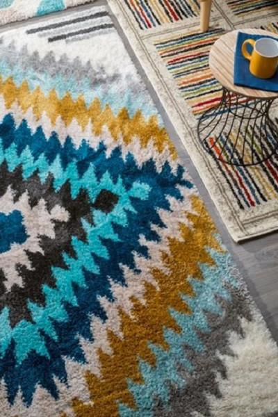 Alfombras con formas geométricas tendencias deco Conforama