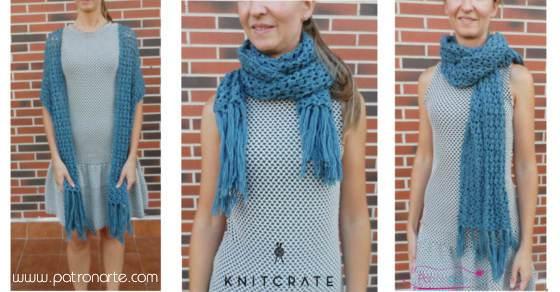 Knitcrate scarf - bufanda Knitcrate