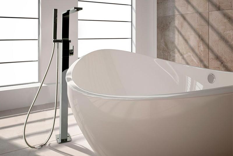 Griferías de columnas para bañeras exentas