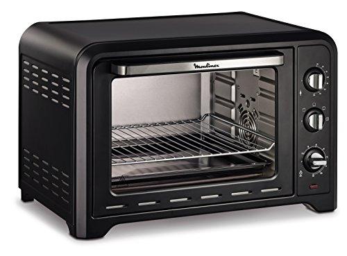 Moulinex Optimo OX4848 - Horno de conveccción (39 l, 6 modos de cocción con termostato de hasta 240º y temporizador hasta 120 minutos)