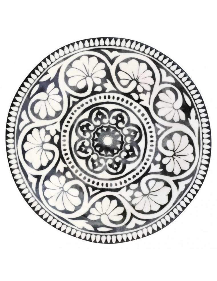 Plato De Ceramica Sasha Black Green Gate