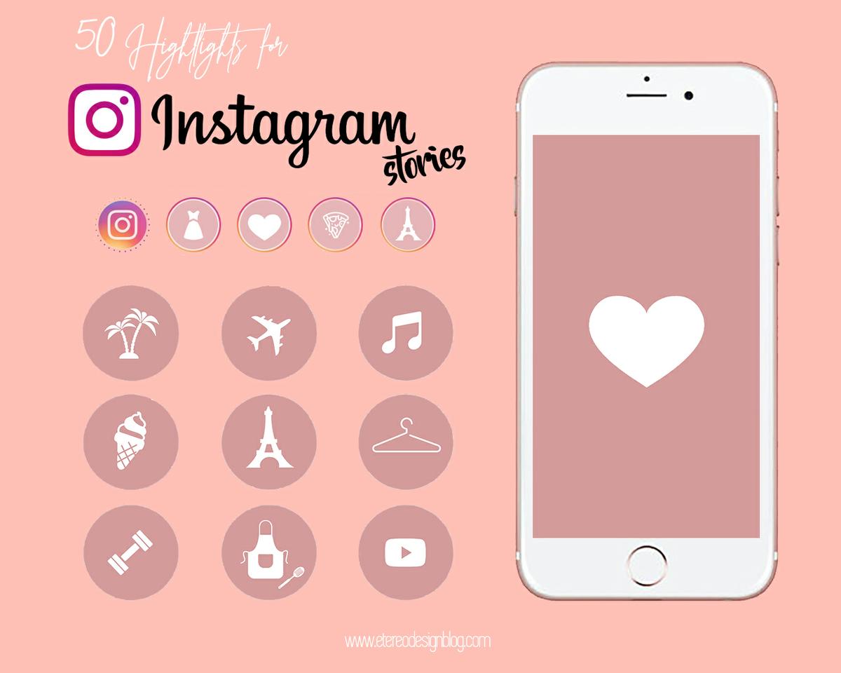 iconos instagram rosa