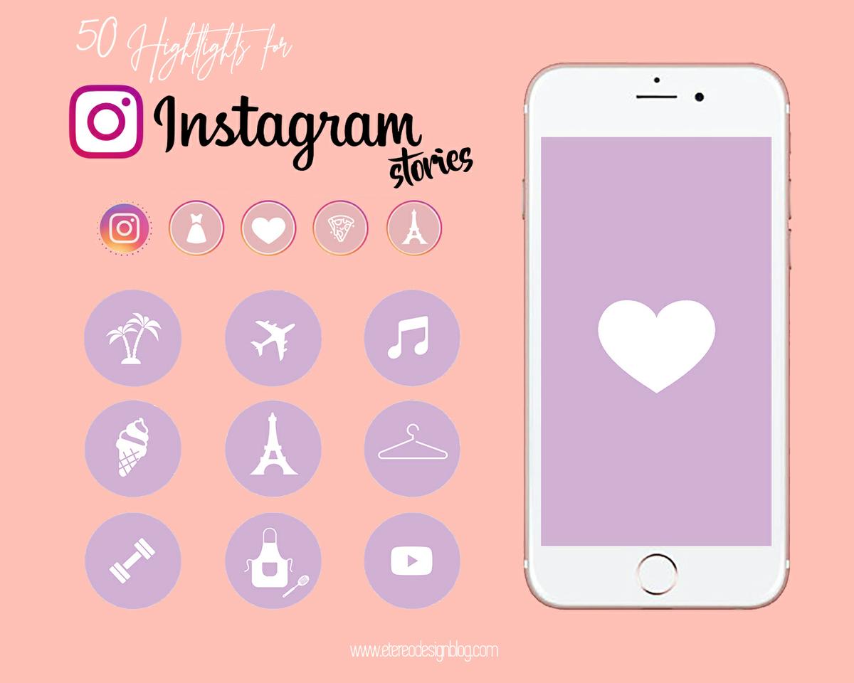 iconos instagram violeta