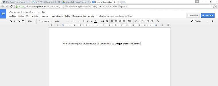 Mejores procesadores de texto online gratis internet sin instalar programas aplicaciones Word processor Google Docs Zoho Stack Edit Write URL Hemingway Draft