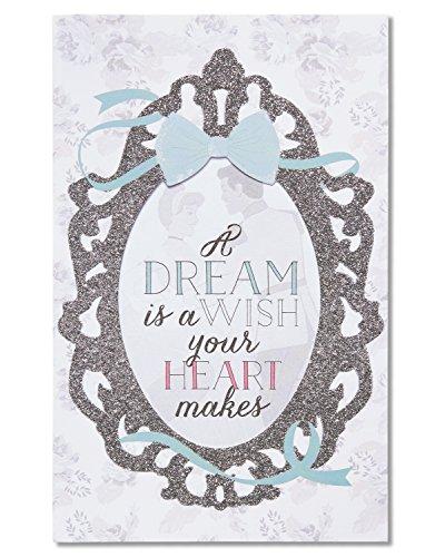 American Greetings Disney Wedding Card with Glitter