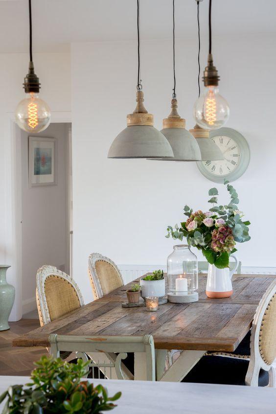 decoralinks | comedor estilo provenzal en casa de campo