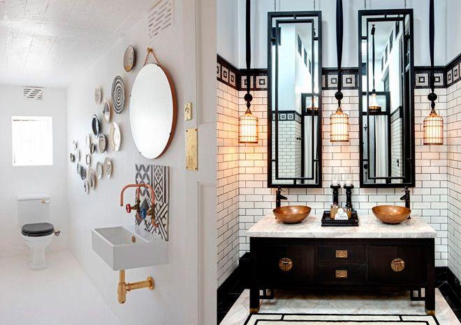  +50 Baños de Restaurantes cuya Decoración te encantará