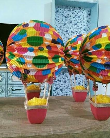 Centros de mesa - Globos aerostáticos