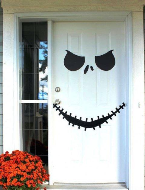 puertas decoradas de halloween
