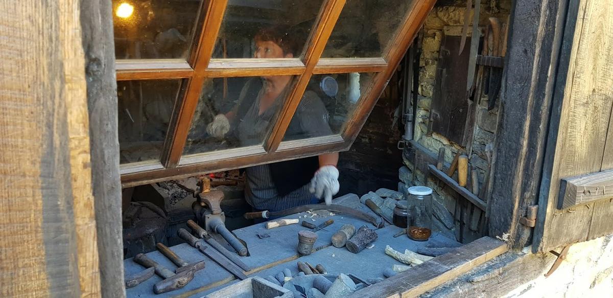 Proceso de elaboración. La guía del museo nos explica detalladamente todo el proceso.