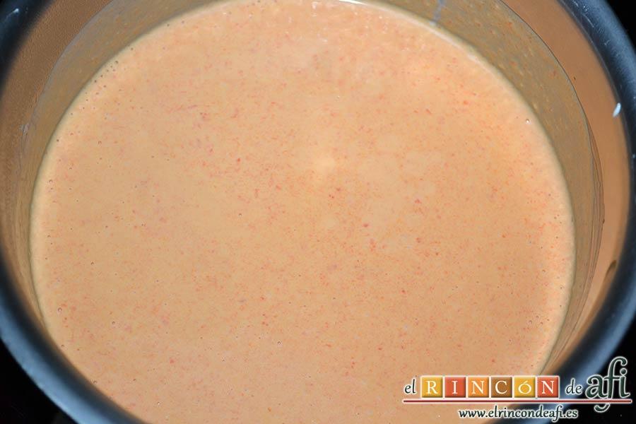 Pastel de carne, triturar bien