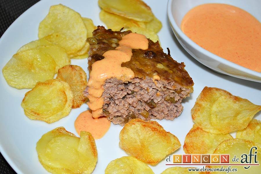 Pastel de carne, sugerencia de presentación
