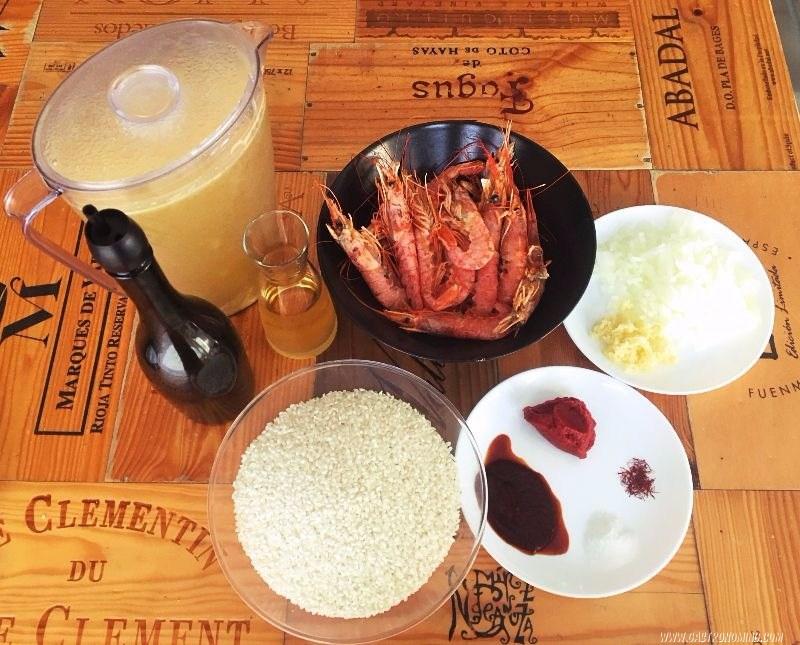 arroz cremoso con gambones