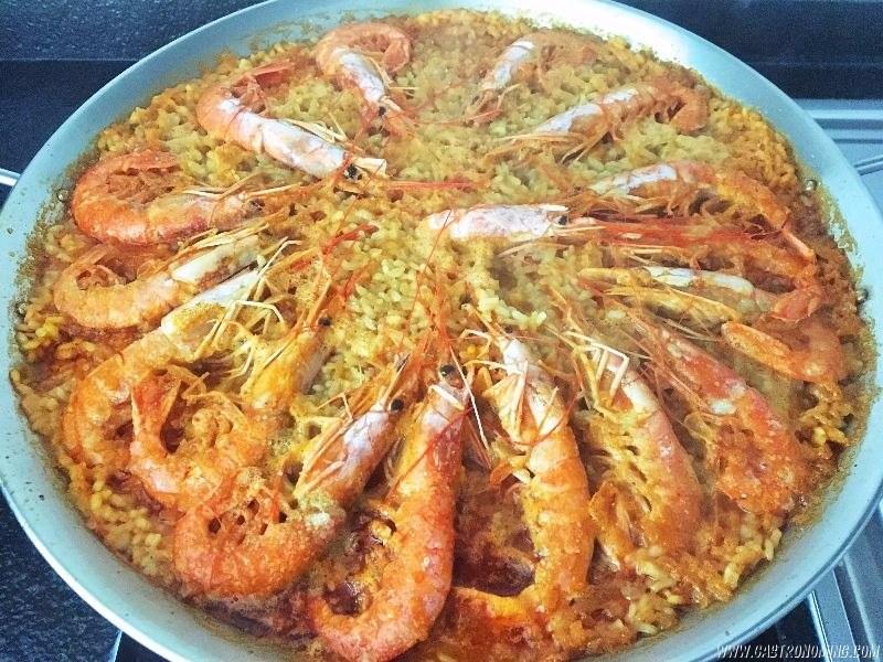 arroz cremoso con gambones