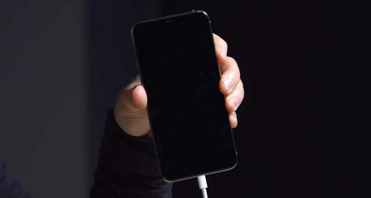 iPhone XS congelado al momento de cargar