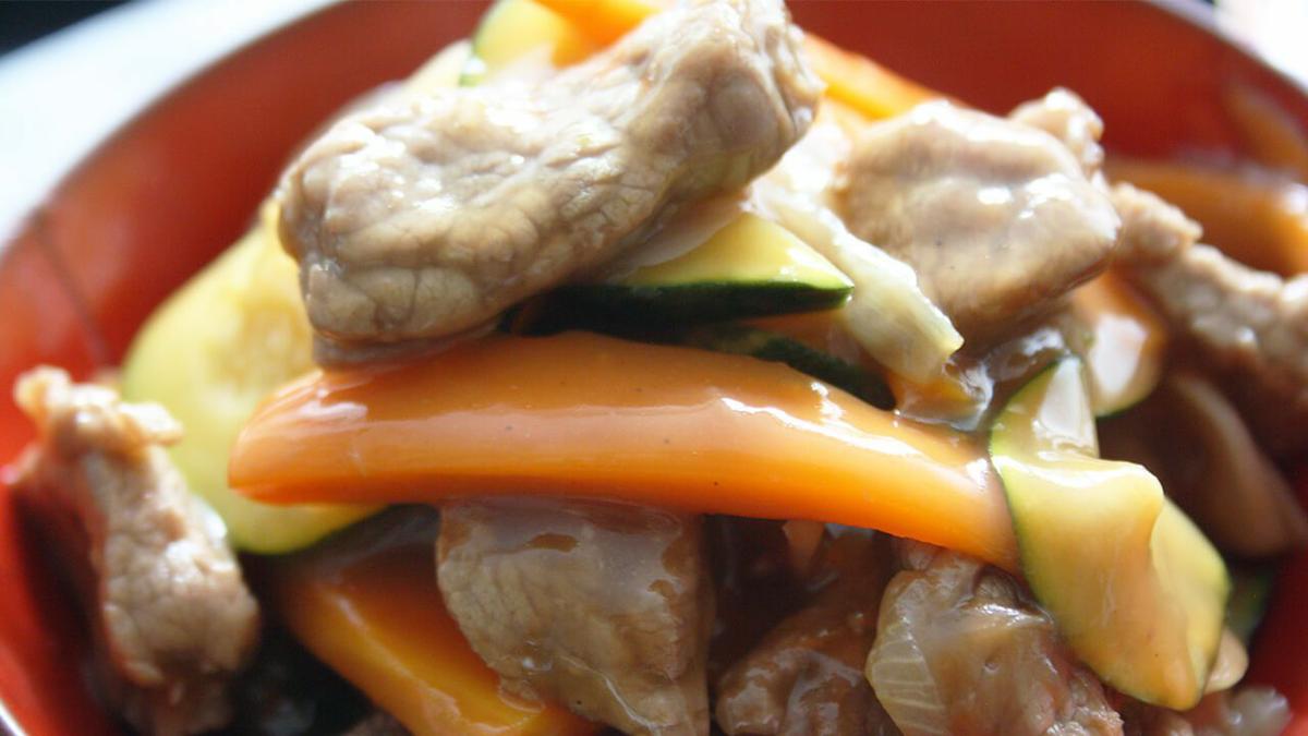 chop suey de ternera