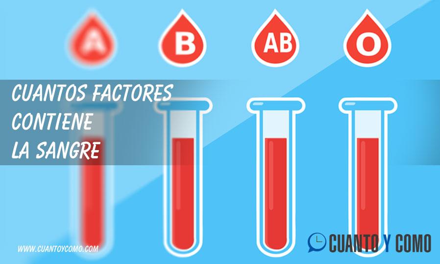 Factores y grupos sanguíneos