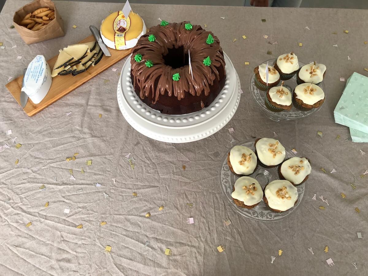 cumpleaños bosque comida